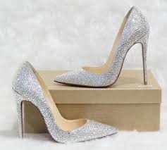 Christian Louboutin So Kate Strass White Swarovski Wedding Shoes Eu 36 Us 6 In 2020 Louboutin Wedding Shoes Christian Louboutin Heels Sparkly Sparkly Wedding Shoes