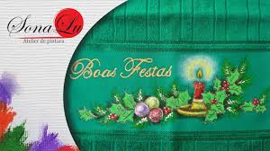 boas festas em tecido verde aula 154 trabalhos manuais artesanato e faca voce mesmo pintura de natal pinterest