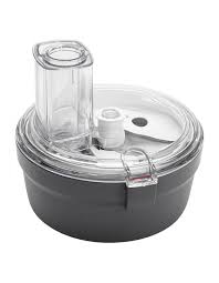 The main blade, which is the most commonly used too, slots over the middle of the jug where the base protrudes upwards in line with the central motor. Kitchenaid Dicing Kit Attachment For Food Processor Grey 5kfp13dc12 Myer