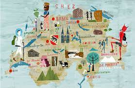 travel illustrations by martin haake art and design inspiration from around the world creativeroots illustrated map travel illustration map art