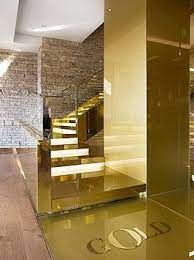 Gold Stairs Interior Dourado Home Decoracao