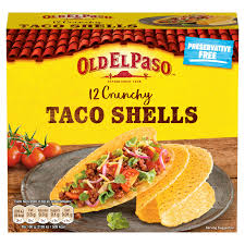 In medium bowl, mix flour, beer, chile powder and salt with whisk or fork until smooth. Old El Paso 12 Crunchy Taco Shells 156g Mexican Sauces Meal Kits Iceland Foods