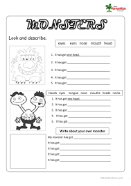 Introduce your first graders to the different parts of the body with this fun and colorful science worksheet for 1st grade. English Esl Body Parts Worksheets Most Downloaded 1032 Results