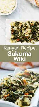 Sukuma Wiki Is A Traditional Kenyan Dish That Is Prepared With Collard Greens Tomatoes And Onions An Recetas Marroquies Recetas Africanas Recetas De Entrantes