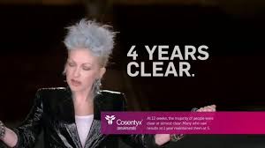 Cosentyx Tv Commercial Years In 2020 Tv Commercials Cyndi Lauper Edgy Short Hair