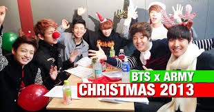 Bts 방탄소년단 (original by justin . Here S How Bts Celebrated Their First Christmas With Army