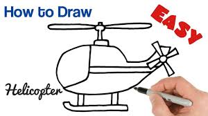 How To Draw A Helicopter Easy Drawing For Kids Easy Drawings For Beginners Easy Drawings Drawing For Beginners