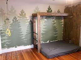 Feb 03, 2021 · that luxe green velvet headboard in a bedroom by ashby studio evokes the romance of a garden or hidden forest. More Like Home Diy Mountain Climbing Rock Wall In The Boys Room Kid Room Decor Boys Room Mural Minimalist Kids Room