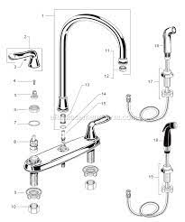 A seal that can be made out of various materials and used to ensure that the faucet's joints are watertight. American Standard Gooseneck Faucet Parts Versosembossa