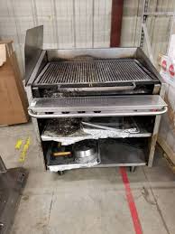 View and download wolf counter model achiever charbroiler acb series specification sheet online. 36in Wolf Charbroiler Southbend 6 Burner Range 20 Qt Mixer Stainless Steel Sinks Wolf Char Broiler And More Equip Bid