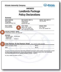 However, if the loss is worth rs. Landlord Insurance Policy Declarations Allstate