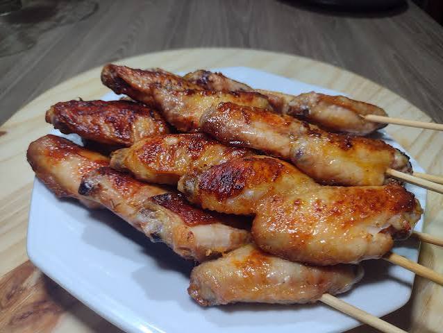 Espeto de Asinha de Frango Simples