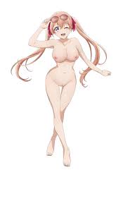 Rule 34 - Amano Erika Big Breasts Blonde Hair Breasts Glasses Glasses On  Head Hips Kakkou No Iinazuke Nipples Nude Purple Eyes Pussy Twintails White  Skin | 6869243