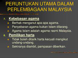 Perunrukan utama dalam perlembagaan pensyarah. Perlembagaan Malaysia Ppt Download
