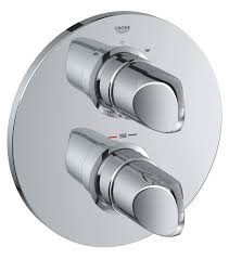 Oldest to newest sort by: Grohe 19369000 Veris 8 1 8 Thermostatic Shower Safety Mixer With Metal Handles