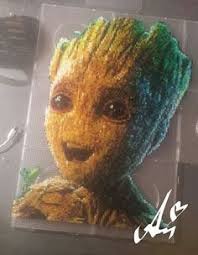 Baby Groot From Guardians Of The Galaxy Bead Art Hama Beads Patterns Hama Beads Design Bead Art