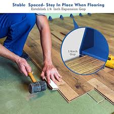 Problem boards can then be nailed into. Flooring Spacers Laminate Wood Flooring Tools 12 Pack Compatible W Vinyl Plank Hardwood Floating Floor Installation Etc Hardwood Flooring W 1 4 Gap Special Triangle Stay In Place Blue Pricepulse