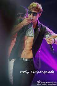 The idea focused on kim jong kook's abs and ripped body. Kim Jongkook
