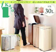 楽天市場 今夜20時 4時間全品p10倍 送料無料 ペダル式 ゴミ箱 30l ふた付き スチール スクエア ペダルペール くずかご 蓋付き おしゃれ レトロ ダストボックス フタ付き 四角 キッチン ペダル式 角型 アンティーク 頑張る家具屋 タンスのゲン 収納