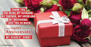 Best Anniversary Wishes Messages For Husband 143 Greetings Happy anniversary to you my dear.