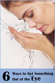 Wash the eye with eye solution. 6 Ways To Get Something Out Of The Eye