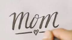 Jun 19, 2021 · print the letters you need or the printable you selected. Hand Writing Mom In Cursive With A Heart Stock Video Pond5