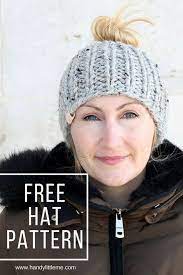 Ponytail Hat Knitting Pattern Ponytail Hat Knitting Pattern Messy Bun Hat Pattern Ponytail Hat Pattern