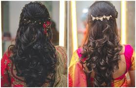 Simply wash, towel dry, and brush straight back. 21 Simple Indian Hairstyle For Saree