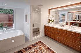 The subtle design elements and neutral shades make bathing time more relaxing. Mid Century Modern Bathroom Ideas Remodel Or Move