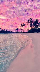 Galaxy Beach Made By Me Purple Sparkly Wallpapers Backgrounds Glitter Pink Wallpaper Backgrounds Beautiful Wallpapers Backgrounds Beach Phone Wallpaper