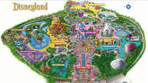 Disneyland Map Disneyland Map Disneyland Planning First Disneyland