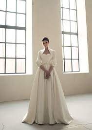 Ivory Elegant Classic Dress Simple Boho Wedding Gown Lace Etsy Wedding Dress Long Sleeve Formal Dresses For Weddings New Wedding Dresses
