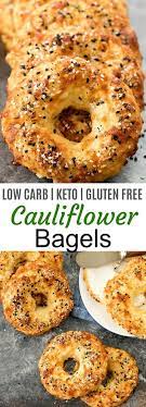 Cauliflower Bagels Recipe Recipes Keto Diet Recipes Low Carb
