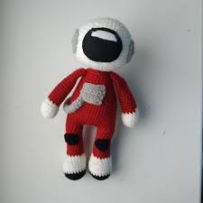 Crochet Spaceman Astronaut Among Us Soft Toy Goft For Baby Boy Etsy In 2020 Toys For Boys Handmade Toys Boy Tutorials