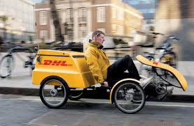 Dhl Cargo Delivery Quadcycle Cargo Bike Bike Wagon Bicycle