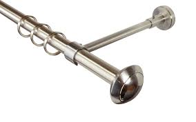 Gardinenstange »gardinenstange mit innenlauf ii«, gardinia, ø 20 mm, fixmaß, einzelprogramm chicago 20 mm. Metall Gardinenstange Mit Grossem Wandabstand 20 Mm Farbe Edelstahl