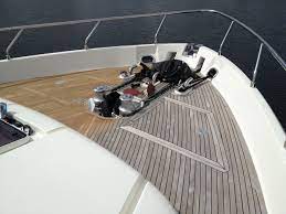 Before And After Teak Decking Sandout Marine Flooring Teak Deck