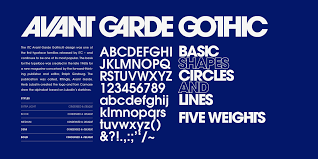 Itc Avant Garde Gothic Webfont Desktop Font Myfonts Avant Garde Herb Lubalin Gothic Fonts
