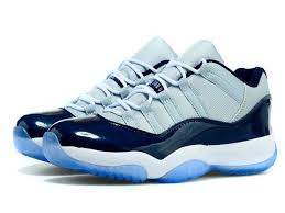 Air Jordan 11 Low Georgetown Grey Mist White Midnight Navy Sale Air Jordans Jordan Shoes For Sale Air Jordan 11 Low