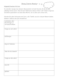 Auseinandersetzung mit der figur in ihrer aktuellen situation. Monolog Ubung Arbeitsbogen Unterrichtsmaterial Im Fach Deutsch Innerer Monolog Berufsschule Berufliche Bildung