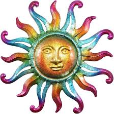 MACLARONX Metal Sun Wall Decor, Sun Face for Outdoor Garden Fence Yard Art  Porch Door Patio Living Room Home Decorations Farmhouse Indoor Gift for  Housewarming, G1 : Amazon.co.uk: Home & Kitchen