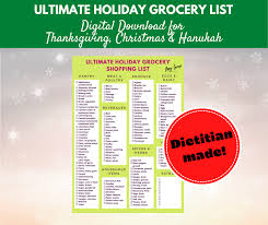 Thanksgiving shopping list printable so … you went to the store, walked every isle, checked out, and headed home. Master Holiday Grocery List Download Food Planner For Thanksgiving Christmas Hanukkah Chanukah Shopping List Digital Printable Rd2rd