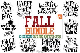 Free svg download | free design resources. Fall Svg Bundle Autumn Fall Pumpkin Spice Fall Y All Svg Kreativ Graphic