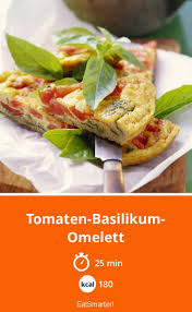Tomaten Basilikum Omelett Rezept Rezepte Gesunde Rezepte Hauptspeise