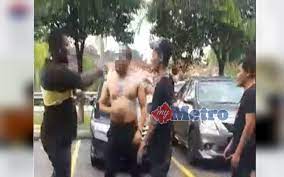 Anggota ditahan pukul penarik kereta. Tiga Dicekup Pukul Penarik Kereta