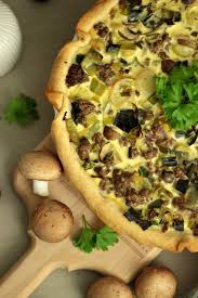 Hackfleisch Lauch Quiche Mit Champignons Sasibella Lauch Quiche Hackfleisch Quiche Hackfleisch