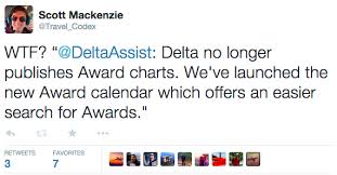 Deltas Missing Award Chart Is The Death Of Aspirational Travel
