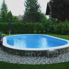 Ovalbecken 585x350x150cm Pool Ovaler Pool Pool Terrasse