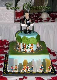 Turn your home or office into a candy cane land. 12 Marathon Party Ideas Running Cake Marathon Cake