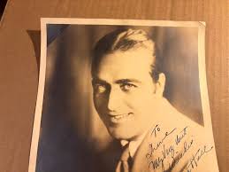 James Hall Extremely Rare Very Early Autographed 8/10 Photo 20s Hell's  Angels